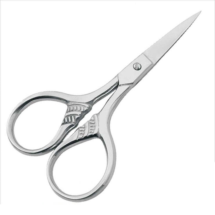 Cheap Price Fine Pointed Embroidery Scissors With Custom Logo Printing Multi Purpose Small Embroidery Sharp Fancy Scissors