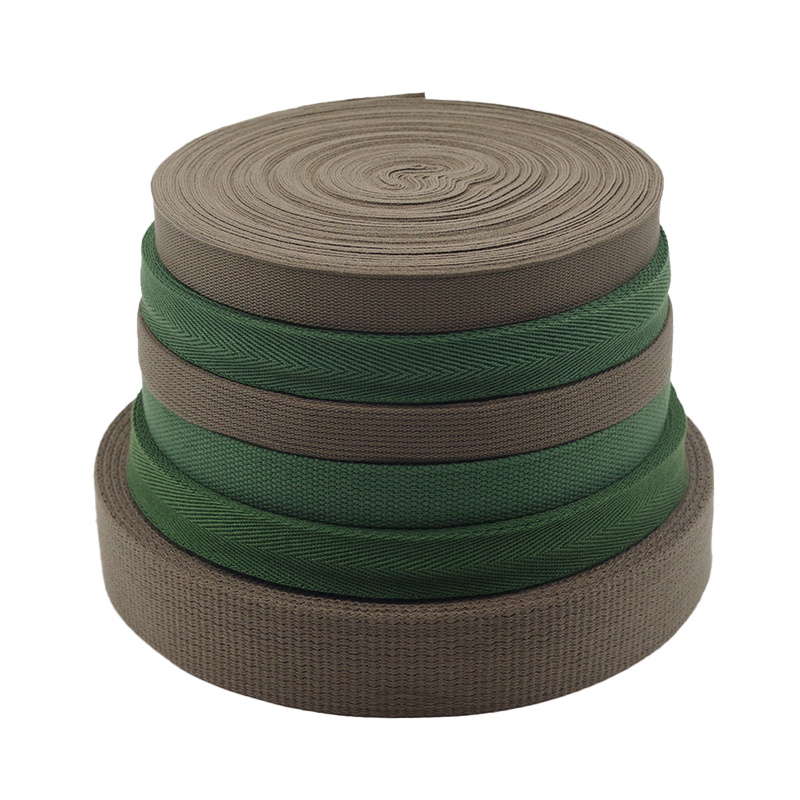Wholesale Flat Polypropylene/Polyester/Nylon Strap Webbing for Clothing and Shoes Accessories Bag Tape Waist Belt Pet Collar Band