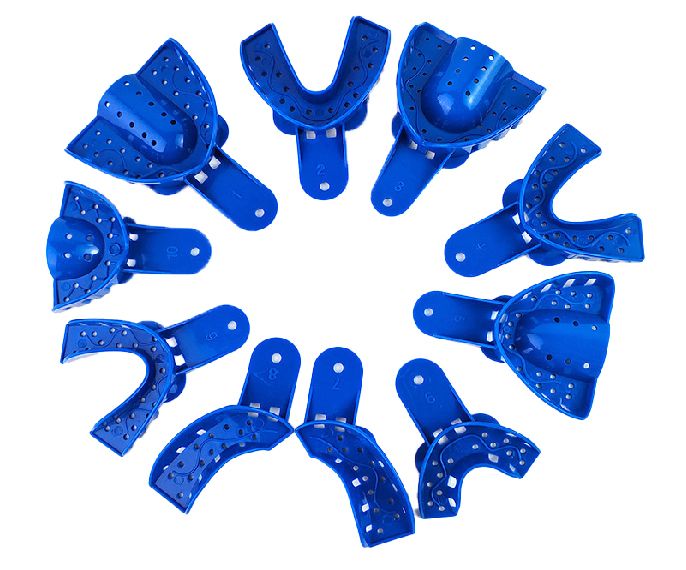 Wholesale Factory Price Plastic Dental Impression Trays Dental Bite Impression Tray S/M/L