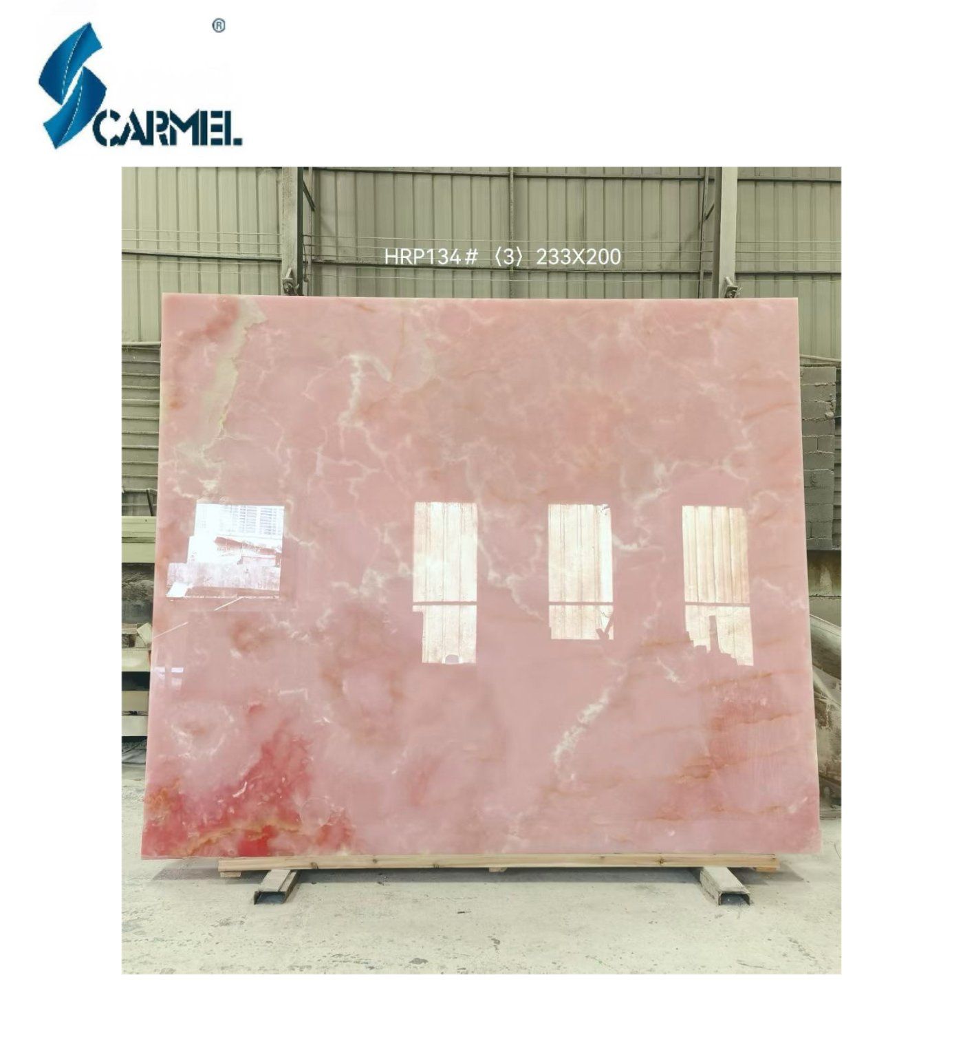 Hot Selling 2024 Home Design Natural Stone Pink Onyx Jade Marble Slab Wall Tile for Living Room