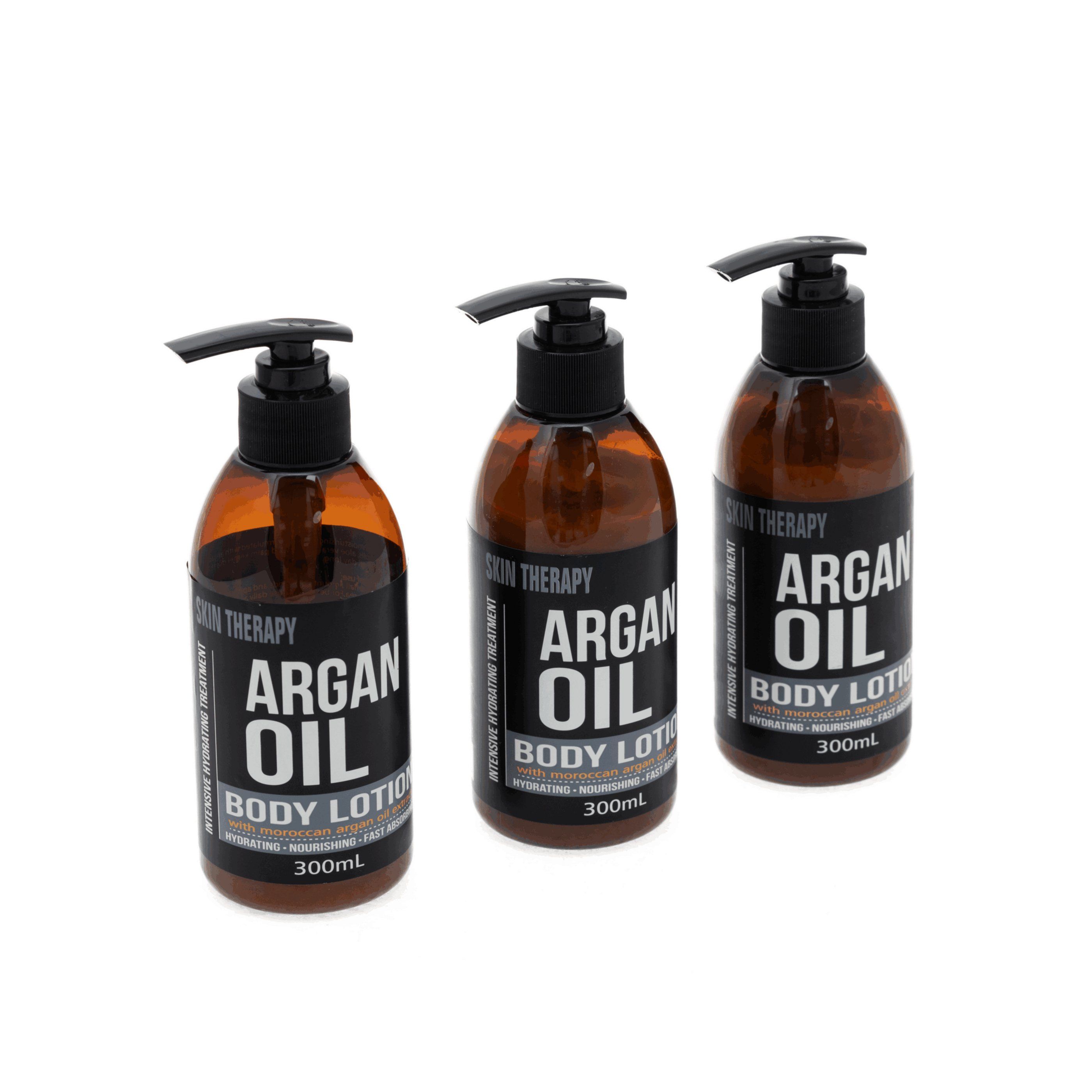 300ml Quick Dry Argan Oil Body Lotion Non-Sticky Formula Absorbs Instantly Leaving Skin Supple and Soft.