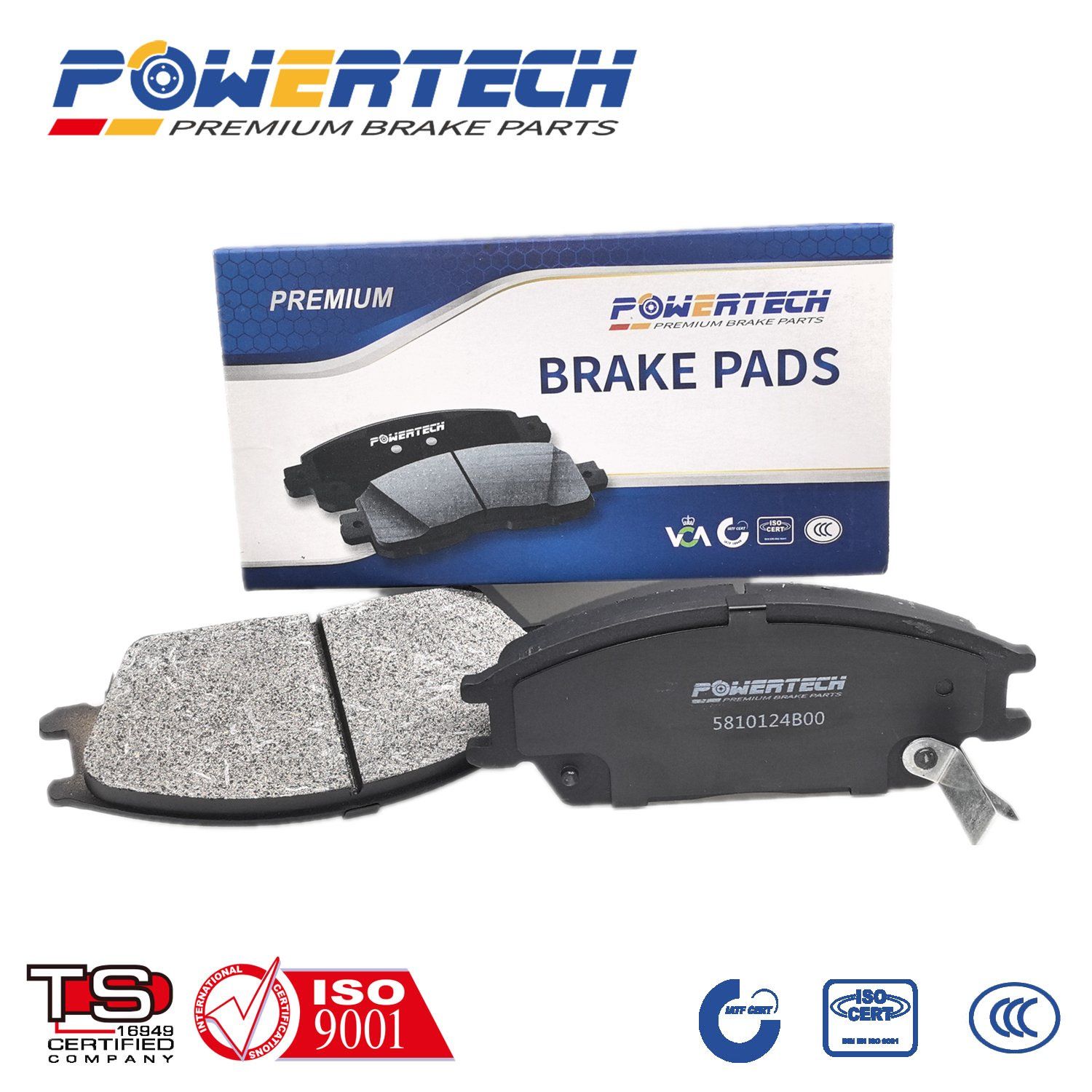 OEM 29087 Semi Metallic Ceramic Non Asbestos Disc Brake Pads Brake Shoes Auto Spare Parts for Toyota Nissan Honda Isuzu KIA Hyundai Brake Parts Disc Brake