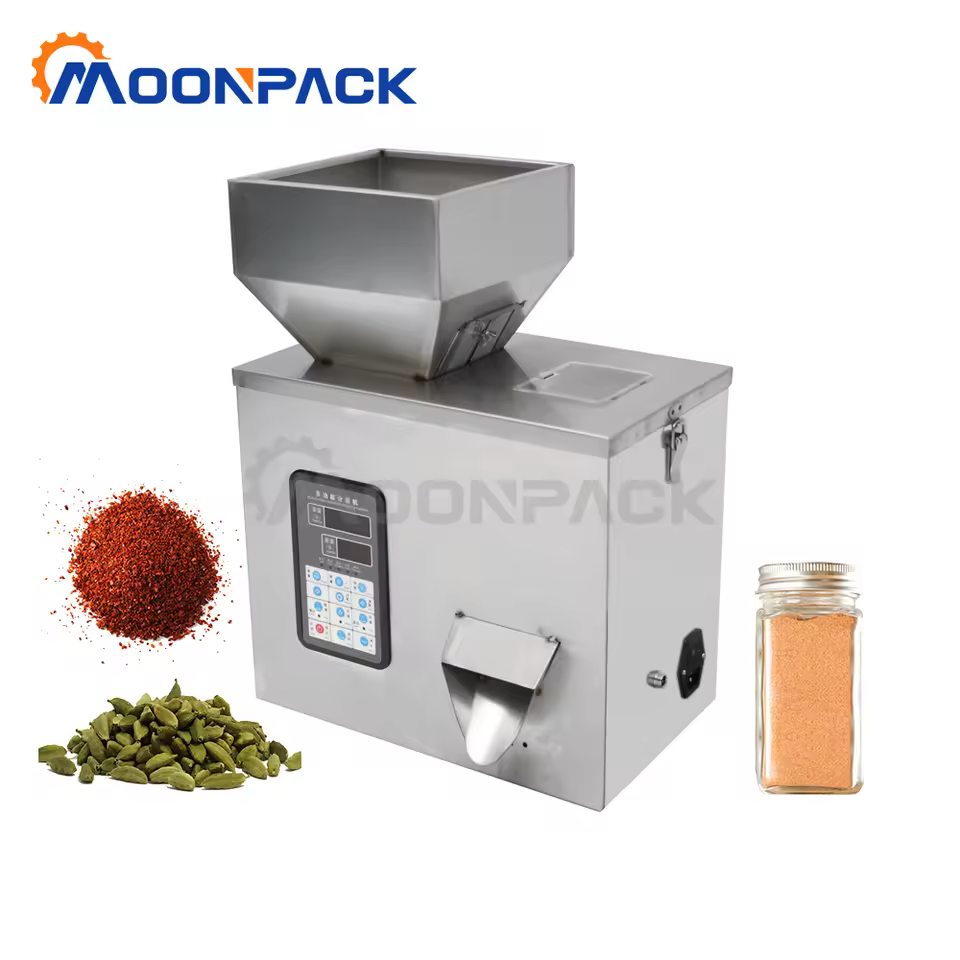 Moonpack Mpgf-100 Weighing And Filling Machine Desktop Nuts Grains Sachet Stand Up Bags Spout Pouch Filling Machine