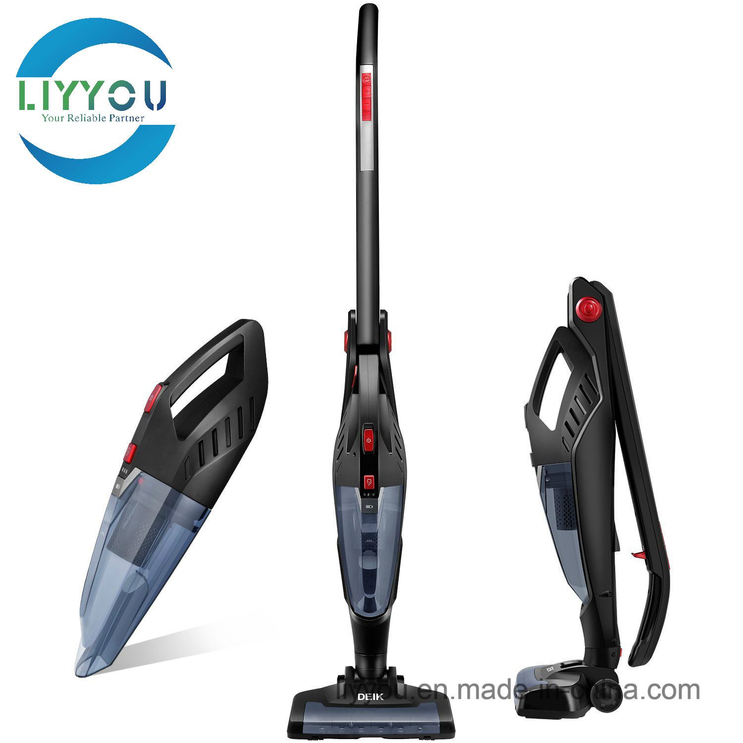 Ly660 Cordless Vacuum Cleaner, 2 in 1 Vacuum Cleaner, Cordless Stick Vacuum, Lightweight Handheld Vacuum with 22.2 V Lithium Ion Batter