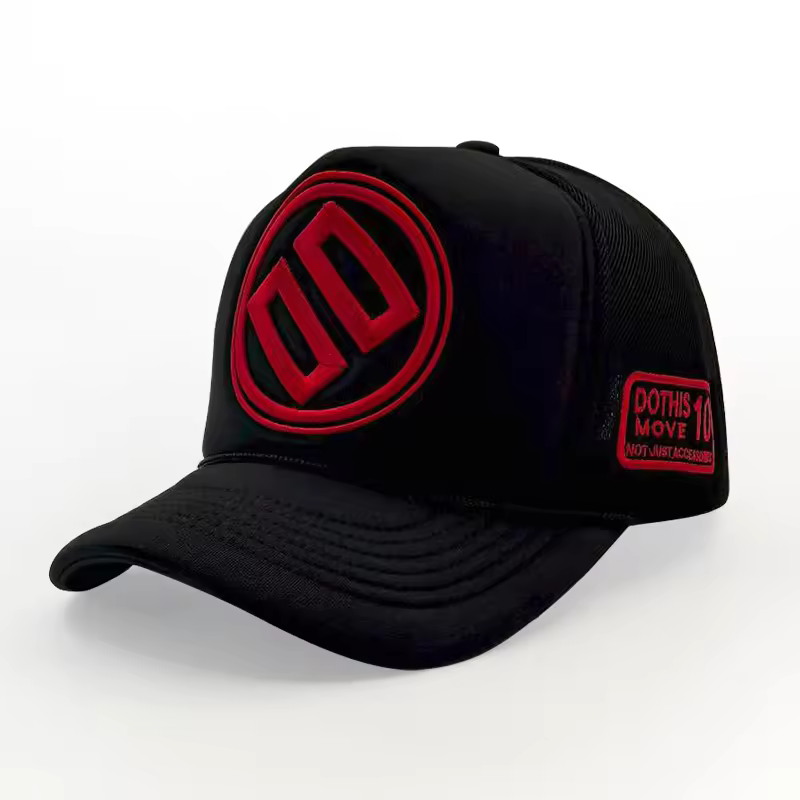 2025 Fashion Summer Adjustable 5-panel Mesh 3d Embroidered Comfortable Sport Duckbill Snapback Outdoor Women And Men Trucker Cap