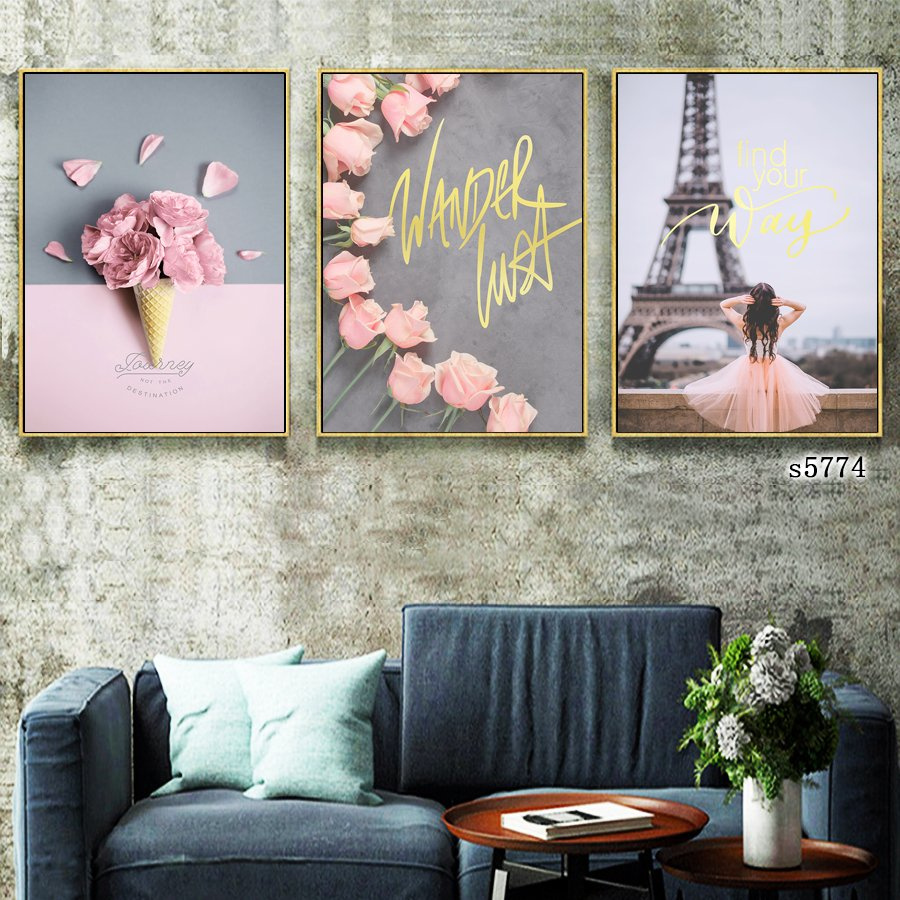 Wholesale 3 Panels Canvas Printing Wall Art for Home Decor