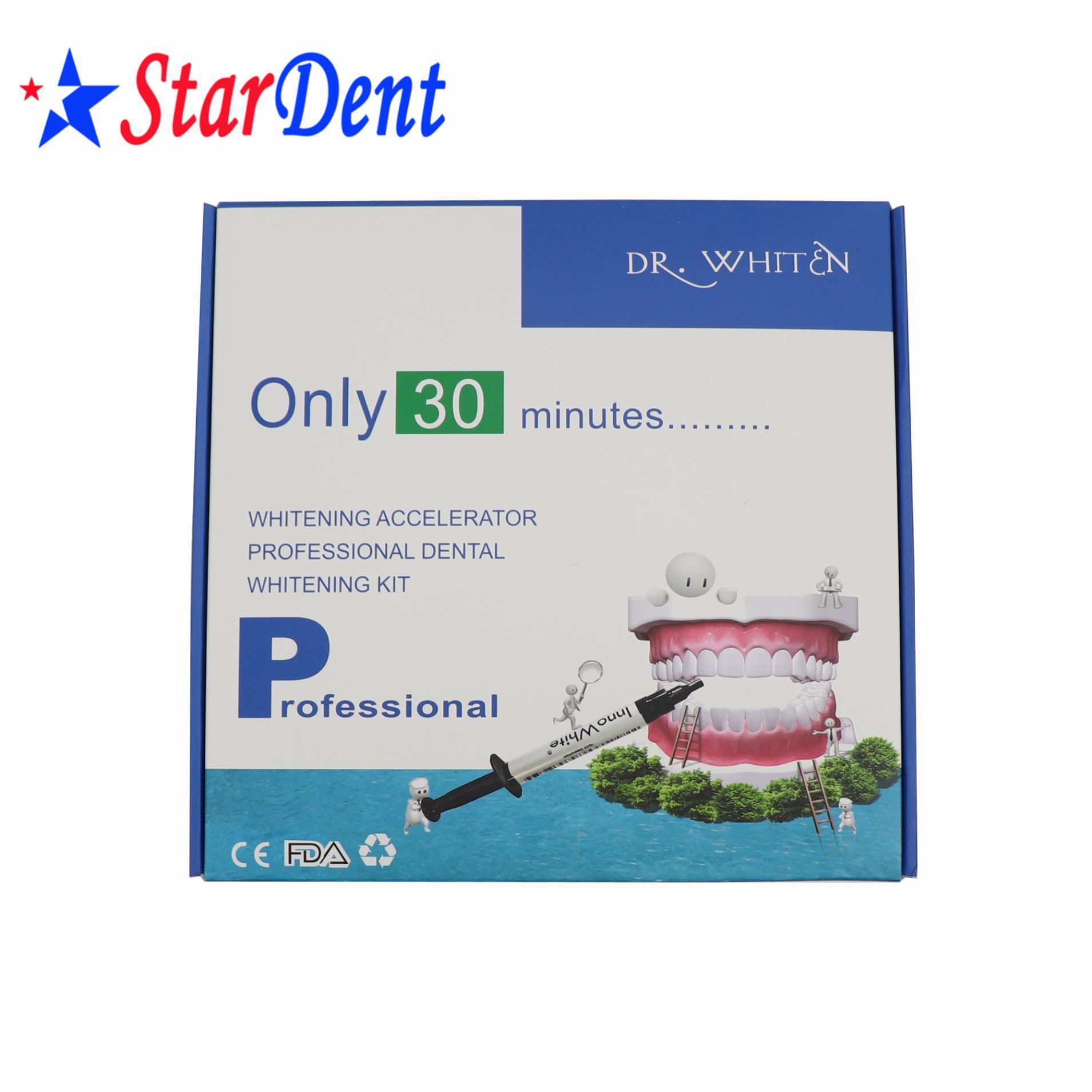 Dental Material Dr. Whiten Professional Dental Teeth Whitening Kit Whitening Accelerator Bleaching Gel