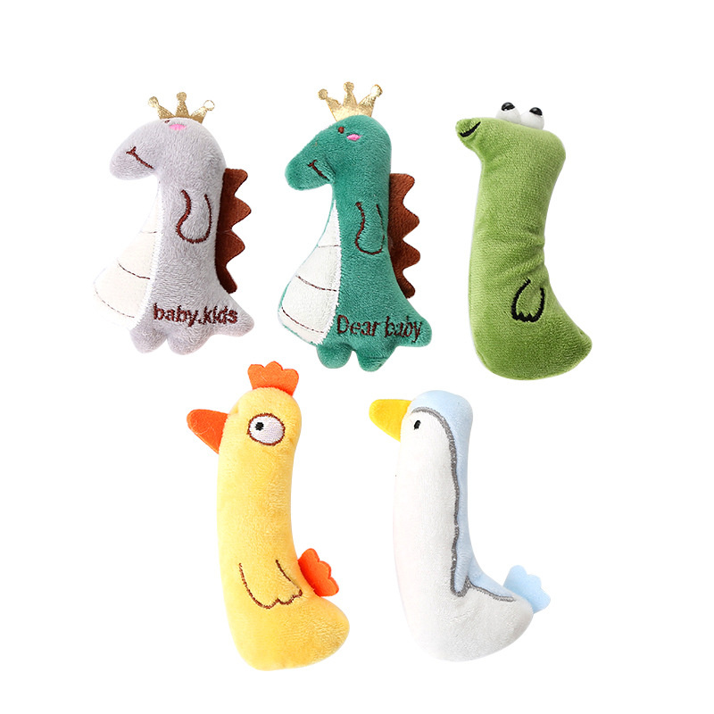 Pet Supplies Manufacturer Plush Cute Dinosaur Chick Containing Catnip Interactive Cat Toys