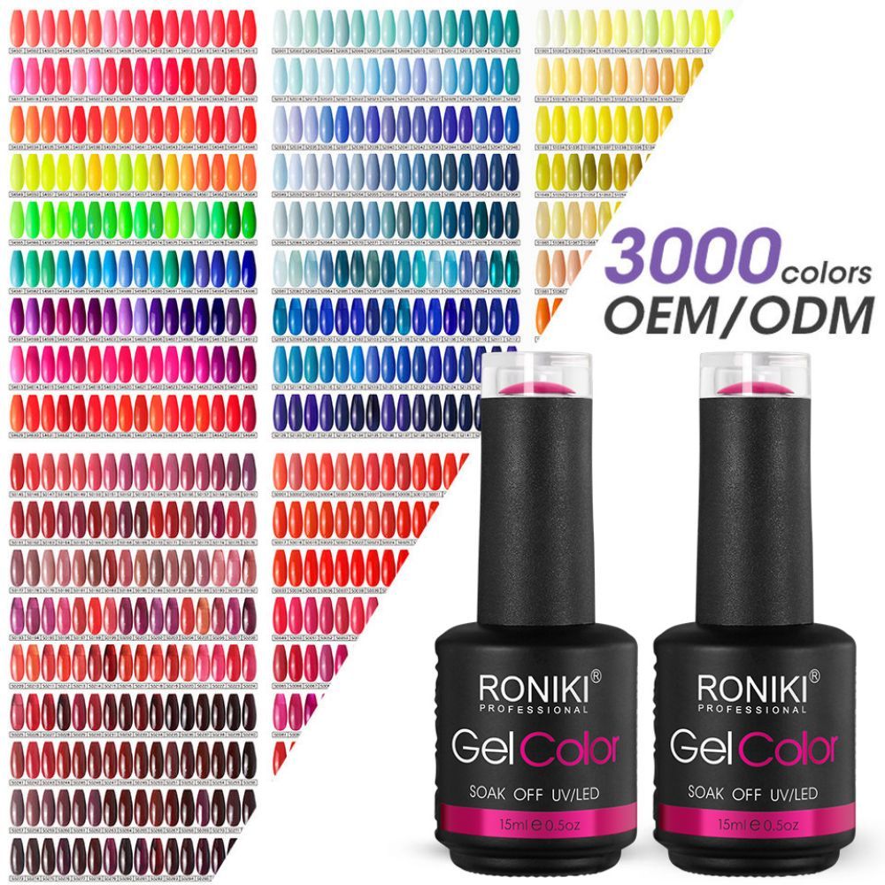 Private Label Neon Colors Nail Gel UV/LED Professional Salon Nails Polish Supplies Products OEM Gel Polish