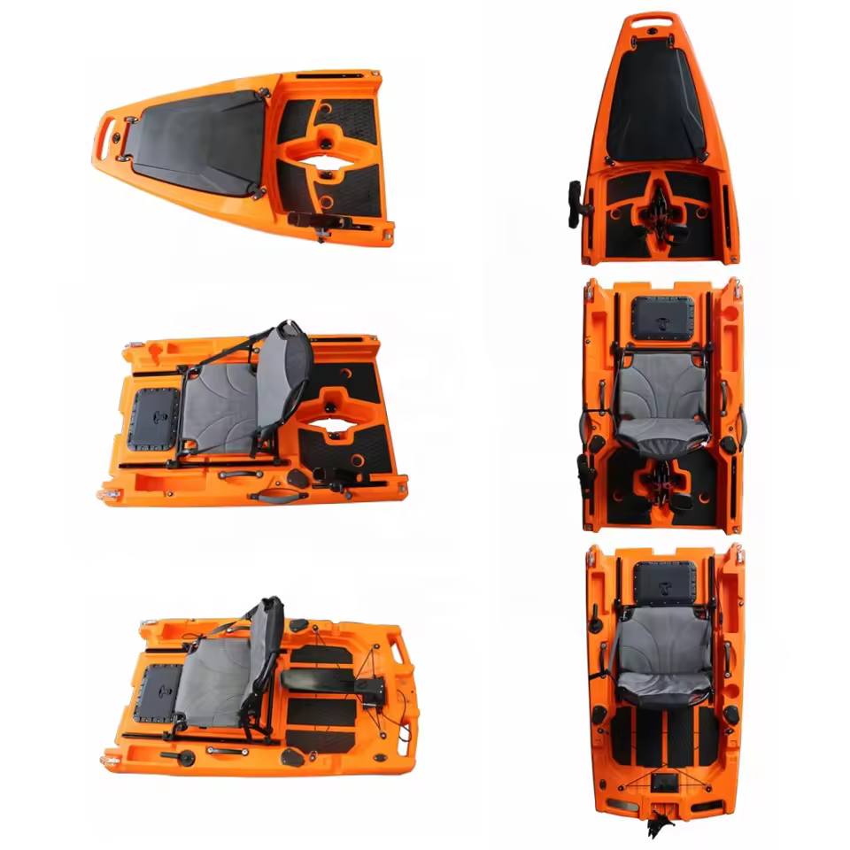 Vicking New Arrival 14ft Modular Fishing Fins Kayak For Sale Pedal Kayak 3 Section Detachable Kayak 3 Years Canoe