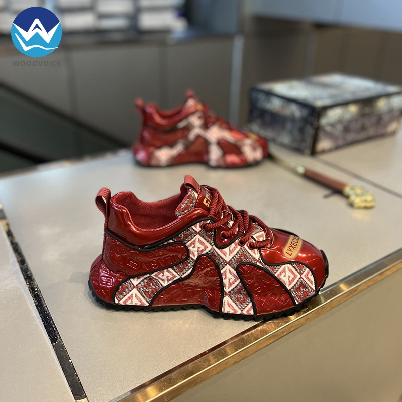 Trendy Mens Sporty Casual Shoes Hot Selling Plus Size High Appearance Mesh Flat Fashion Wear-Resistant Anti-Slip Platform