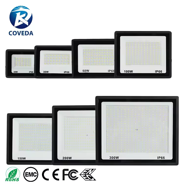 Factory Supply Ultra-thin Ip66 Outdoor Waterproof 10w 20w 30w 50w 100w 150w 200w 300w Reflector Led Flood Lights