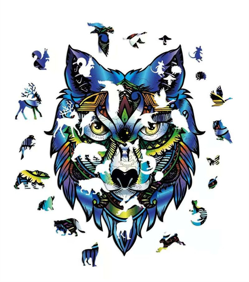 Chinese Wooden Toy Kindergarten Geometric Animal Shapes Children Wooden Iq Puzzles