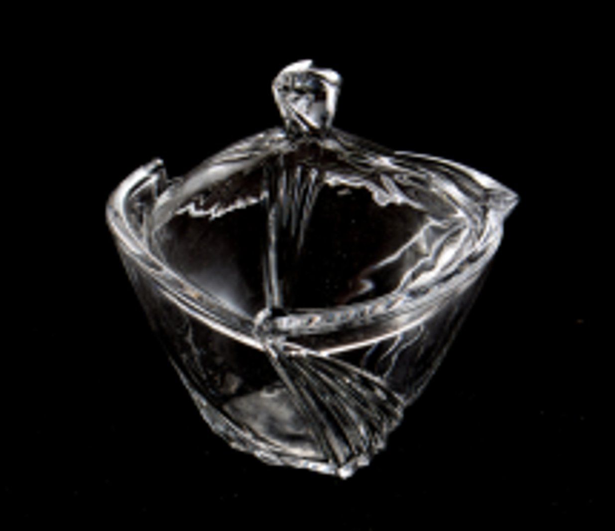 Decorative Glass Candy Pot with Airtight Lid for Freshness