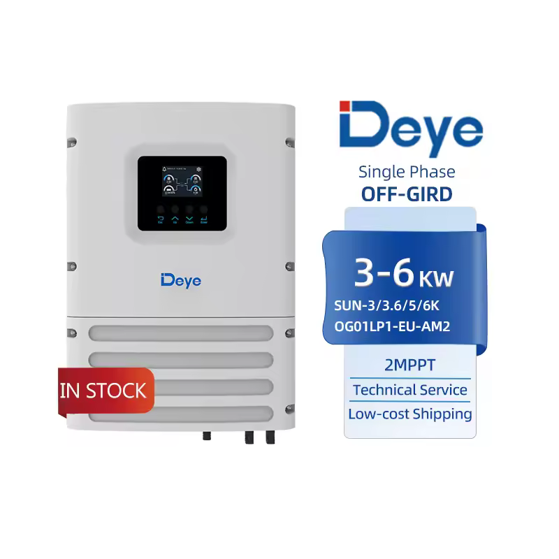 2025 The Best Selling Off Grid Solar Inverter Sun-6k-og01lp1-eu-am2 6kw Ip65 Ac Output Filter Home Energy Storage High Efficiency China Factory Fast Shipping