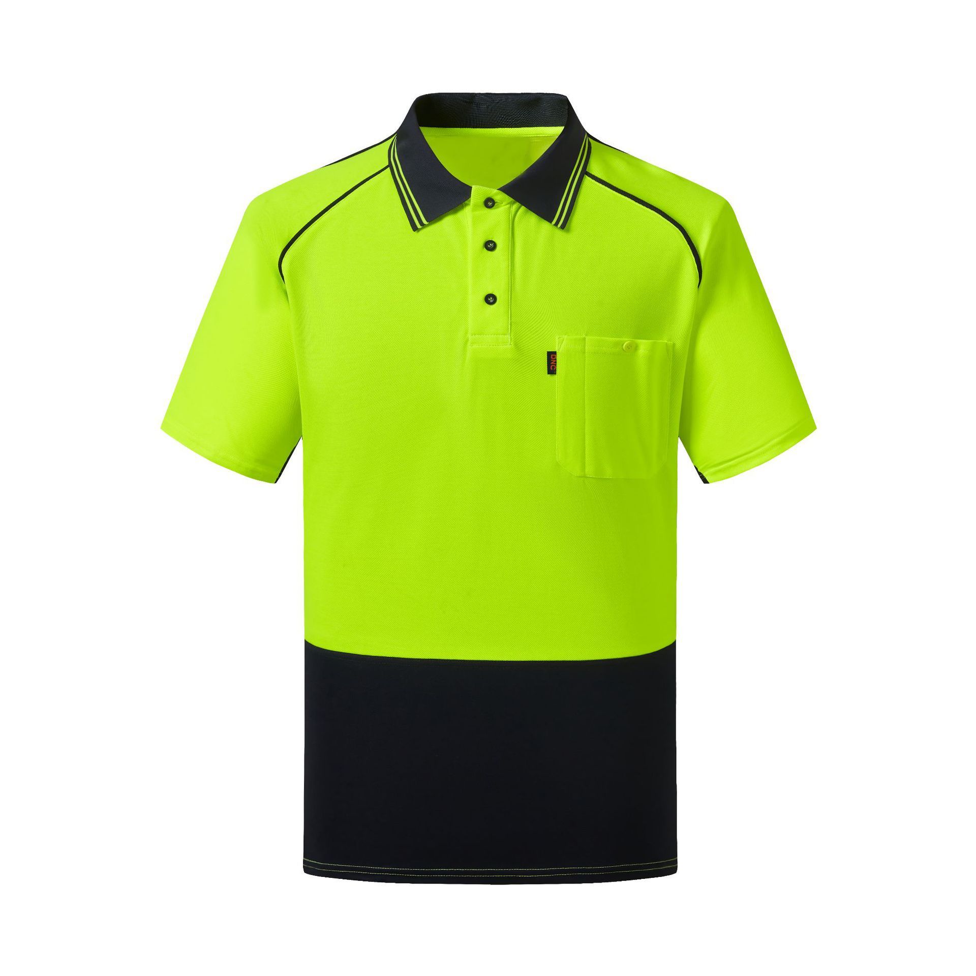 100%Micro Polyester High Visbility Workwear Shirt, High Standard En/Ans High Vis Polo Shirt