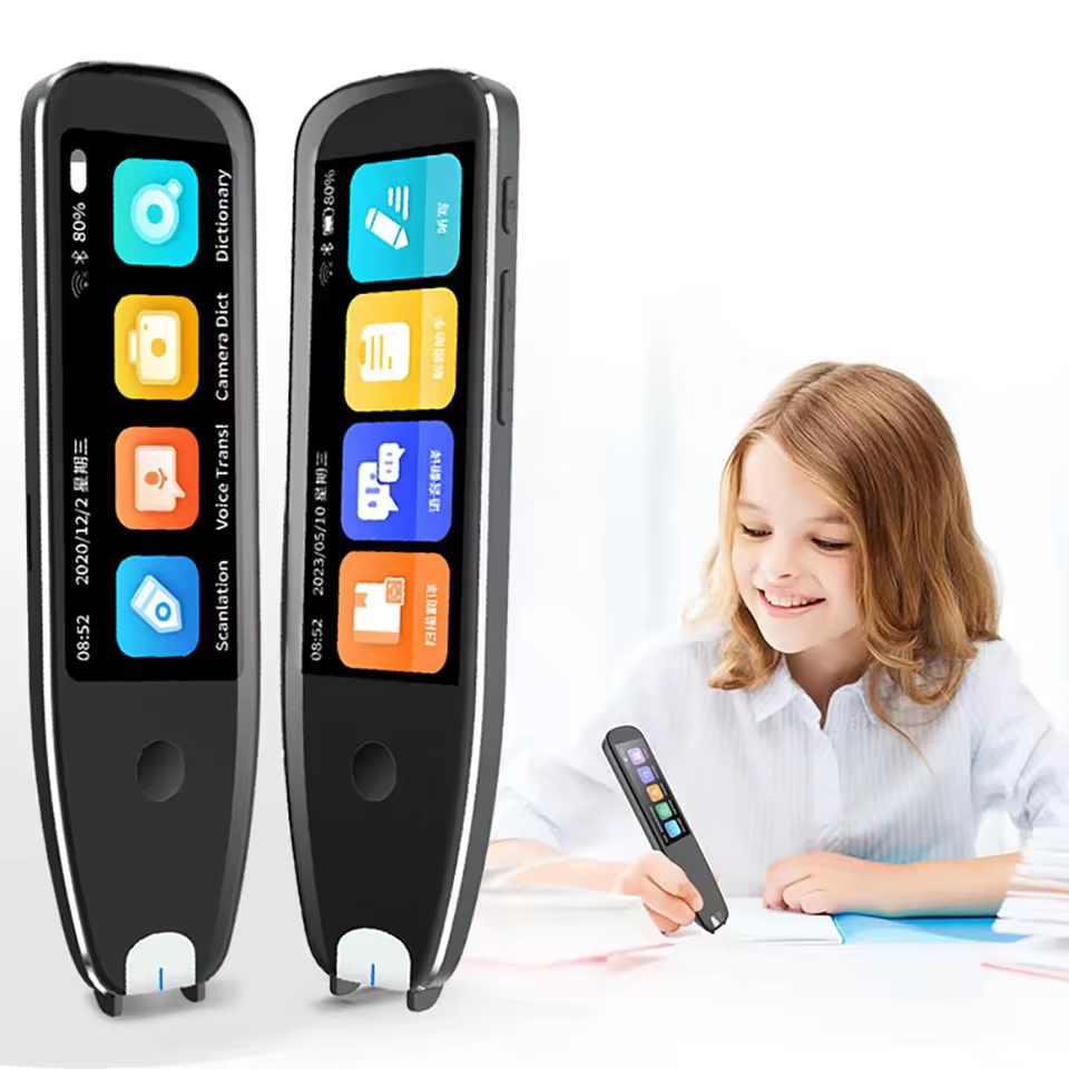 New 2025 Smart Translation Pen Camera Multilingual Ocr Text Reading And French Voice Translator For Usa School Student Exans