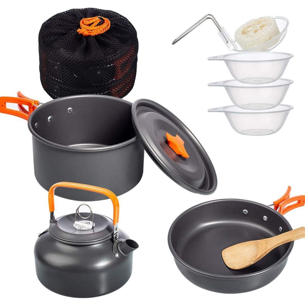 Lightweight Camping Outdoor Camping Cookware Nonstick Hiking Ci17895