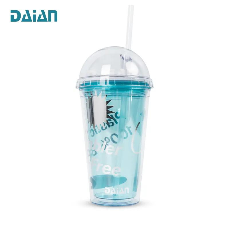 Plastic Reusable Hot Coffee Cups Eco Friendly Travel Mug