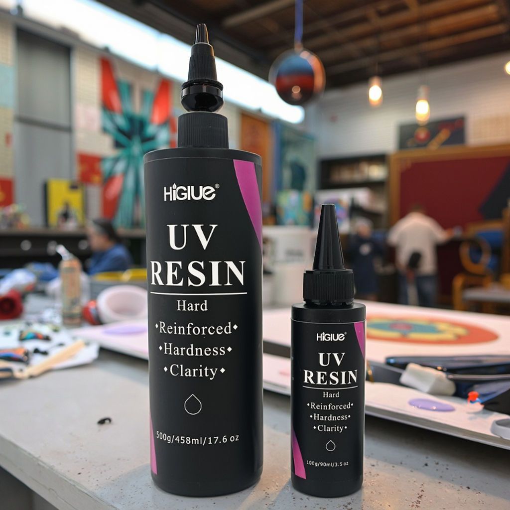 Hard Type Low Viscosity Crystal Clear and No Yellowing UV Resin Glue for DIY UV Resin Kit 100g 200g 500g