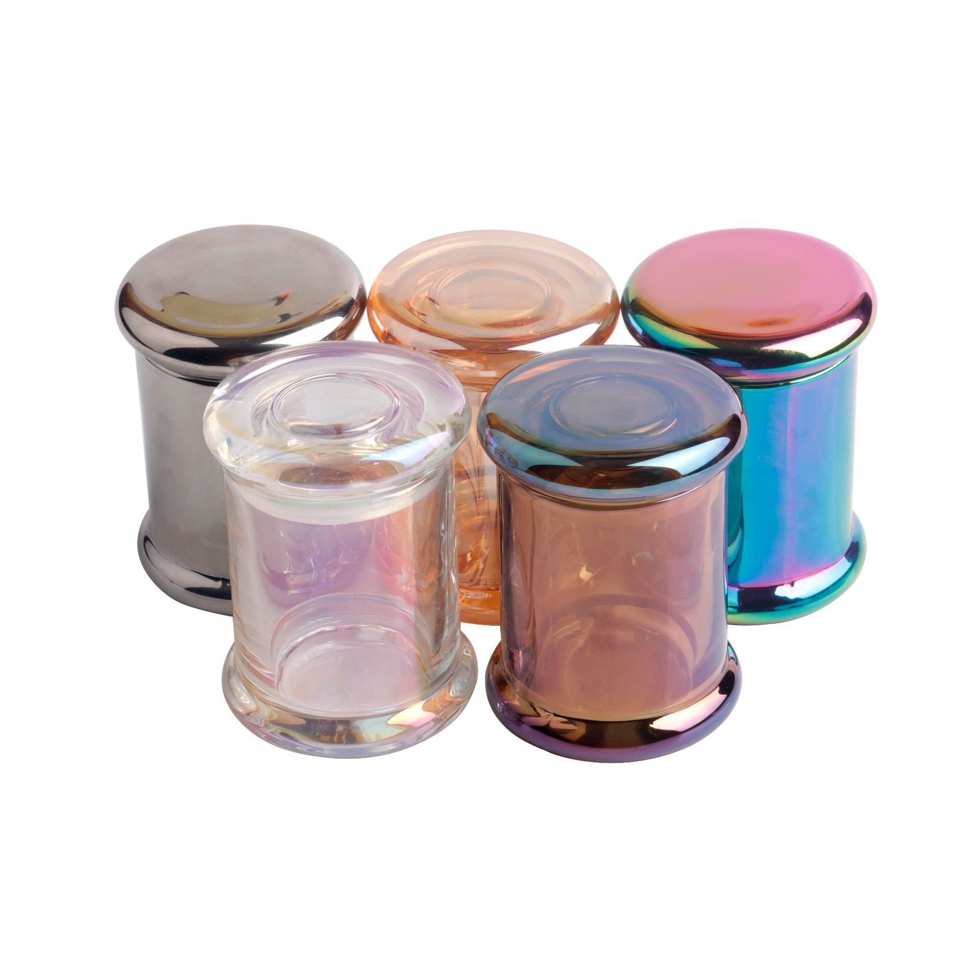 Rainbow Cigarette Glass Storage Container Bottles Glass Storage Jar