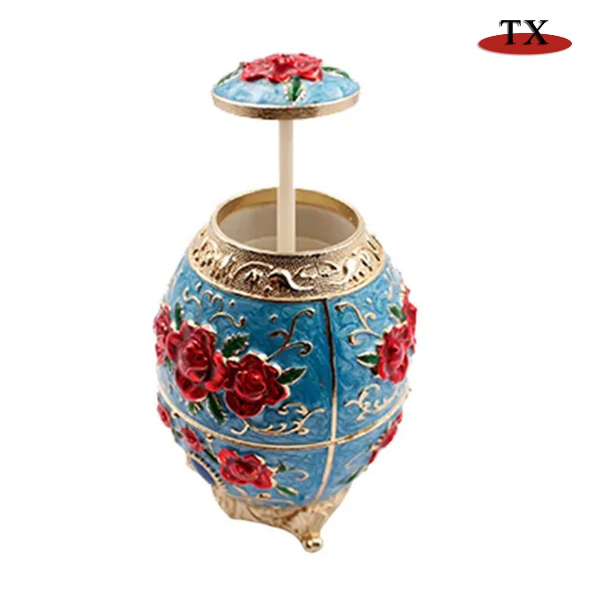 Manufacturer Customize Logo Metal Toothpick Dispenser Box Toothpick Holder for Home Decoration