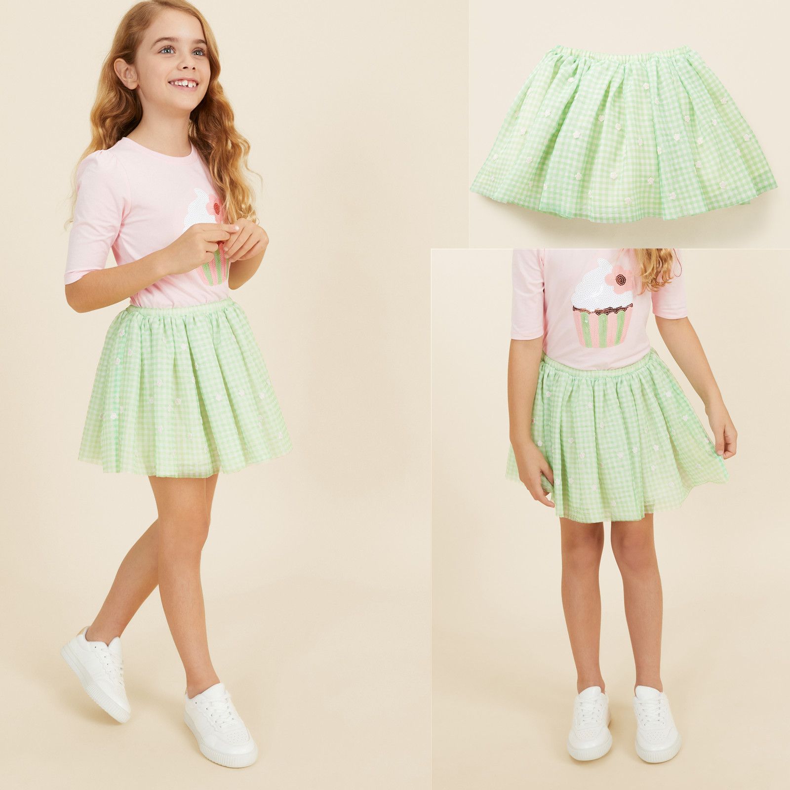 Manufacturer China Apparel Good Quality Baby Design Fashion Children Summer Kids Daisy Girls Skirt