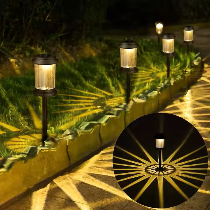Outdoor Solar Path Light, Solar Landscape Light, LED Solar Garden Terrace, Low-Voltage Courtyard Decoration Light
