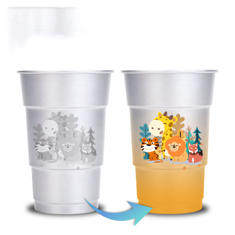 Factory Direct Reusable Aluminum Color Changing Cups 20oz Party Pint Mug Beer Tumblers for Promotion