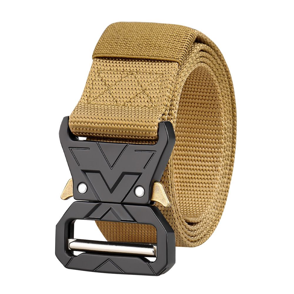 Hot Selling Tactical Belt Zinc-Alloy Buckle Nylon Belt Canvas Belt