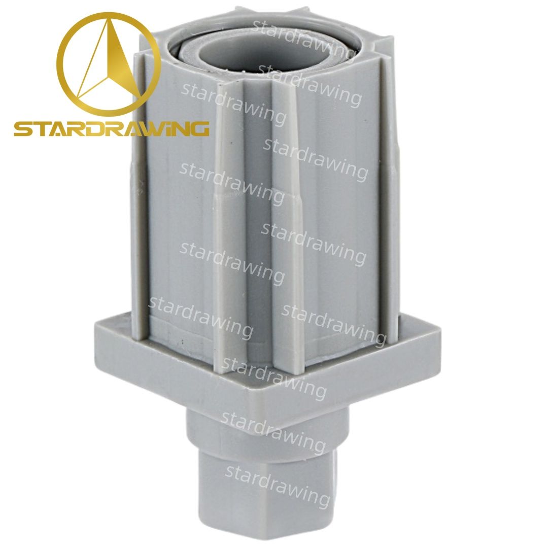 Stardrawing 35X35mm Furniture Support Plastic Leg Adjustable Bullet Leveling Foot