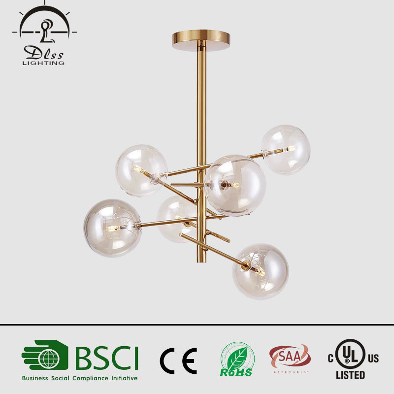 Clear Glass Ball LED Lighting New Design Modern Pendant Lamp