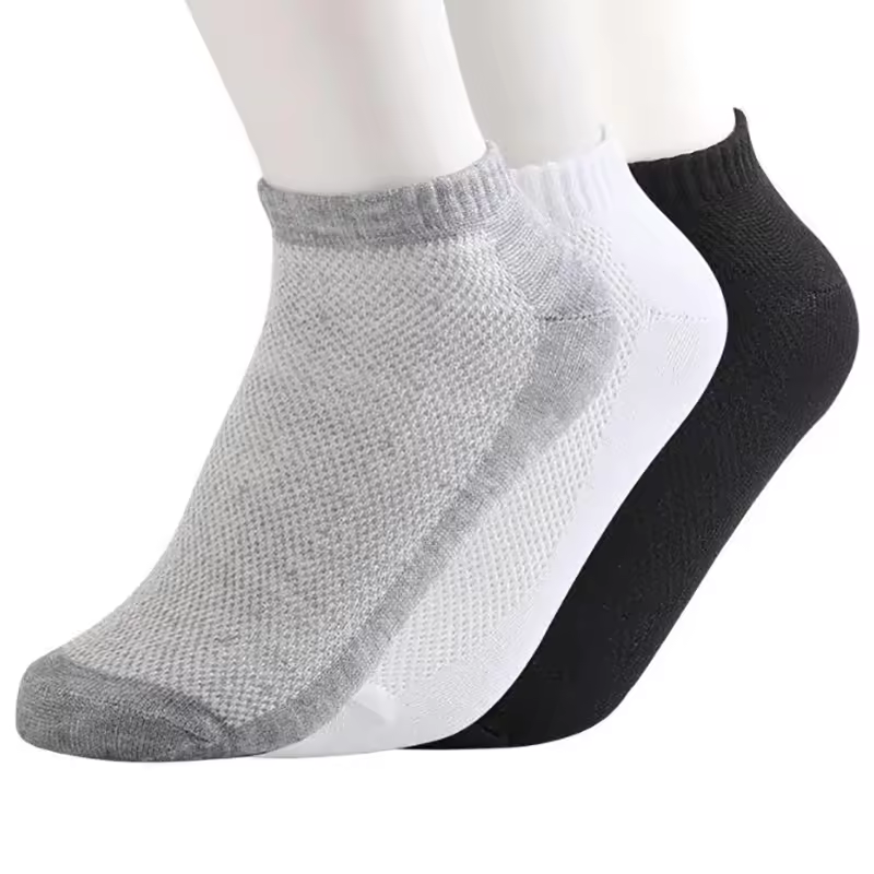 Colour Breathable Socks Low Cut Short Ankle Socks Fashion Men's Hosiery Solid Casual Sport Gym Running Custom Socks Male
