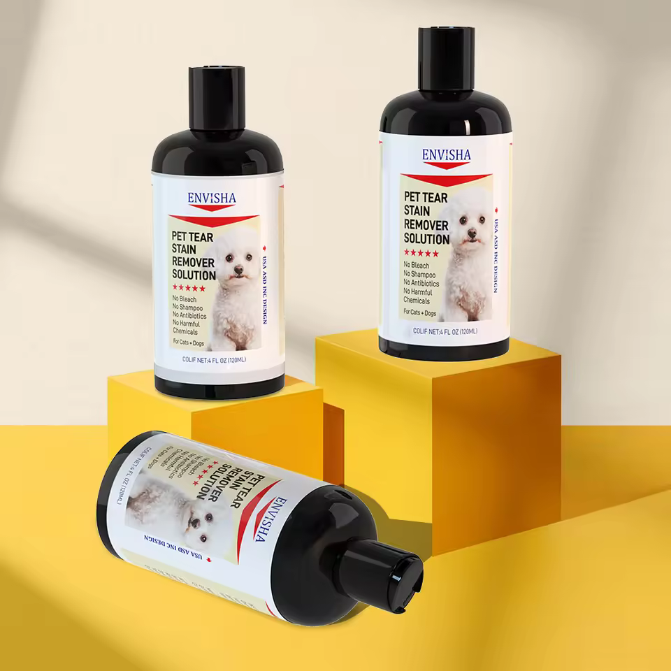 High Quality Natural Glycerin Remove Extra-ocular Debris No Harmful Chemicals Pet Cat Eye Drops Pet Tear Stain Remover Solution