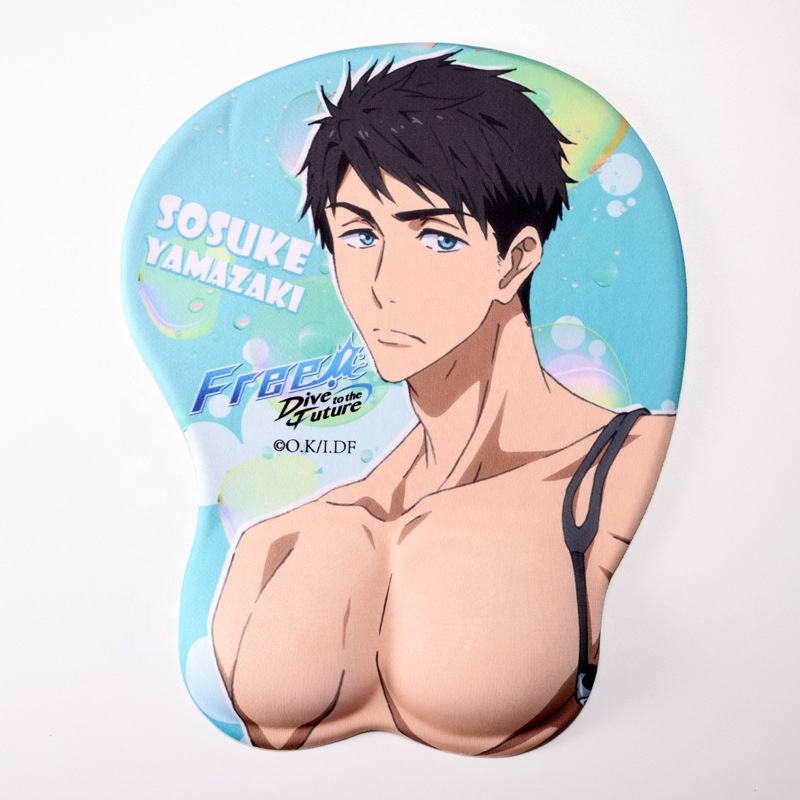 Oem Custom Printed Adult Home Office Mouse Pad Sexy Anime Gel 3d Ergonomic Wrist Support Silicon Material For Male