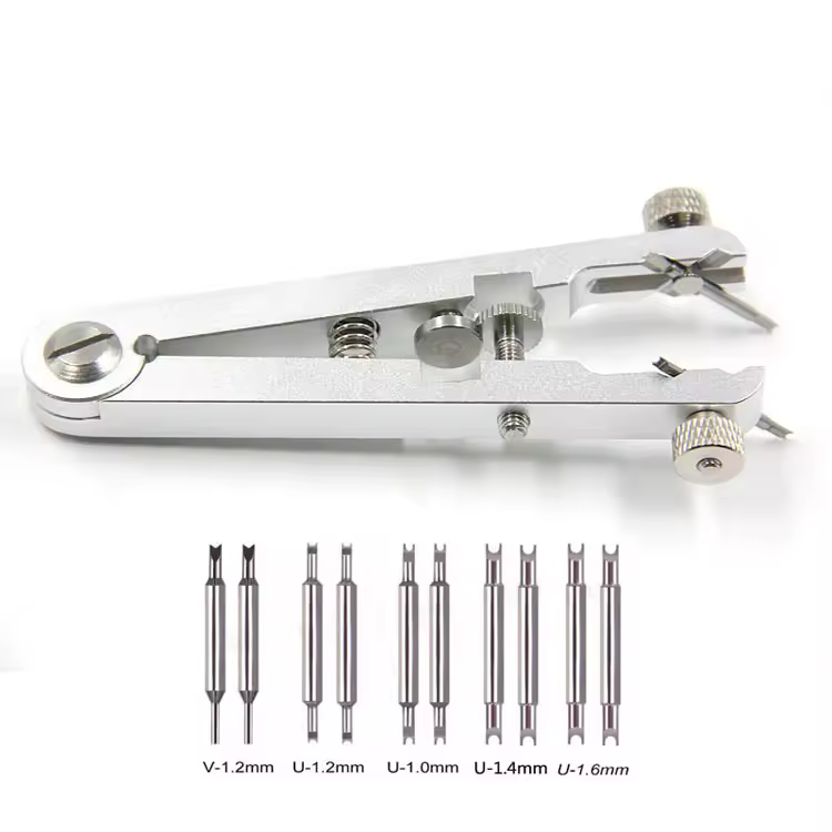 6825 V-spring Bar Plier Tool Set Watch Strap Tool For Watch Pin Removal And Band Replacement