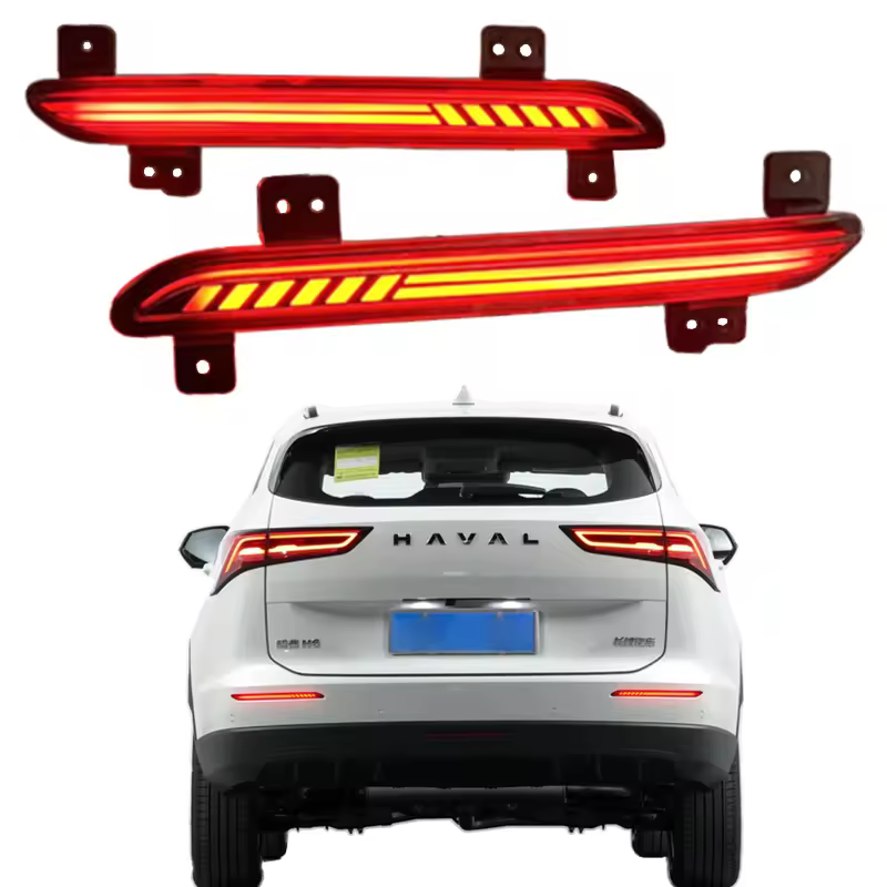Led Rear Bumper Reflector Light For Great Wall Gwm Haval H6 2024 2025 Brake Tail Lamp Drl Taillights Auto Parts