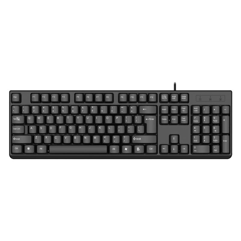 Wholesale Price Cheap Usb Full Wired Keyboard For Home Office Laptop Thin And Splash-proof Mechanical Gaming New Product