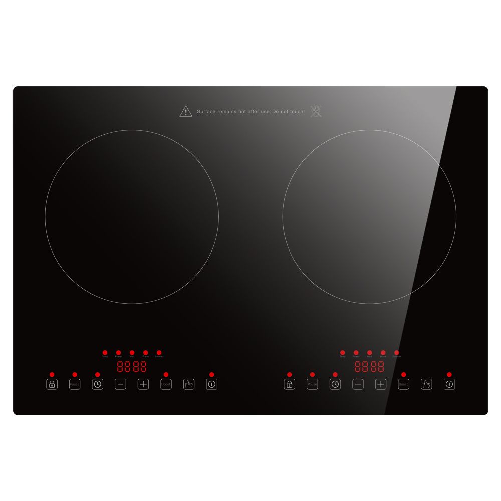 1800W Portable Dual-Use Induction Stove with Plug for Tabletop and Built-in