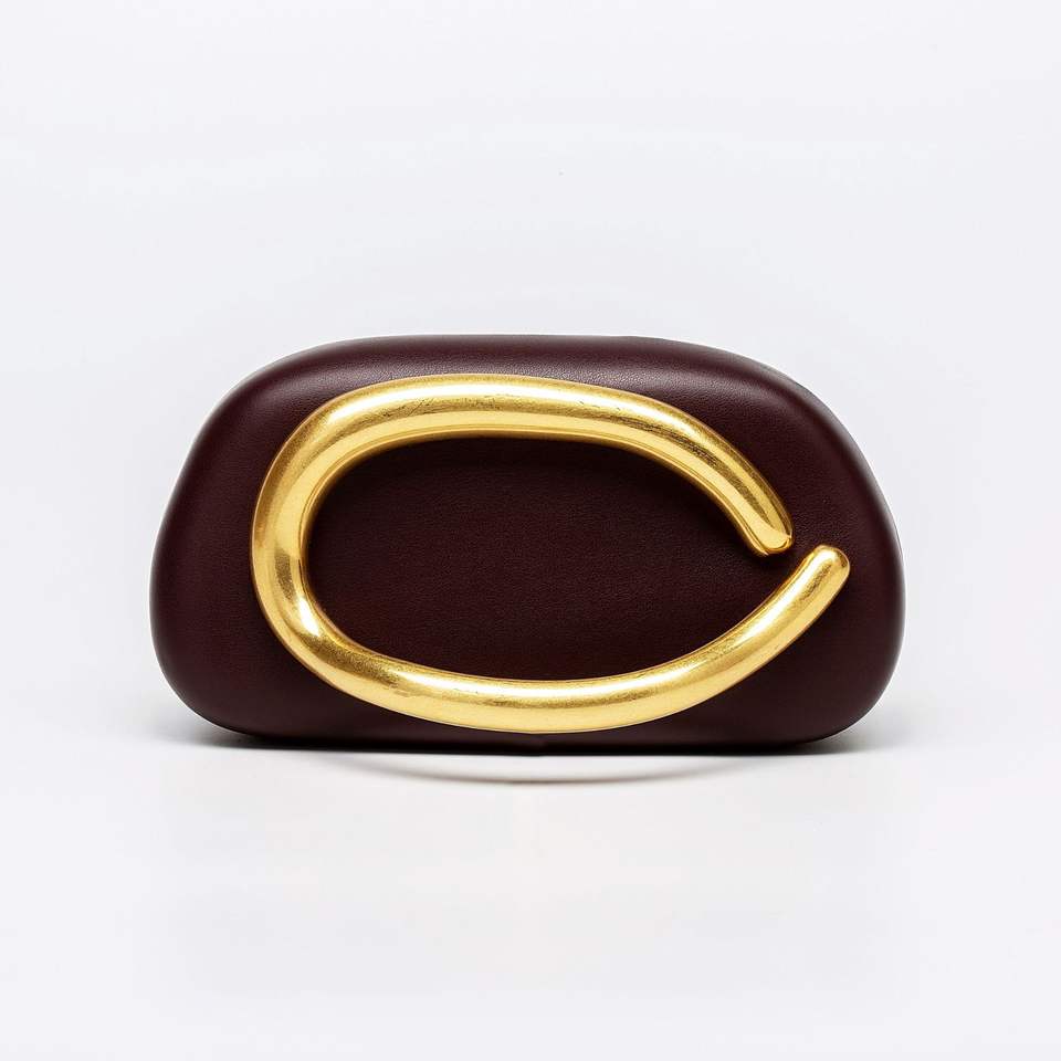 Factory Wholesale Fashionable Purse Clutch Bag Luxury Irregular Circle Pattern Irregular Metal Design Box Wedding Evening Bag