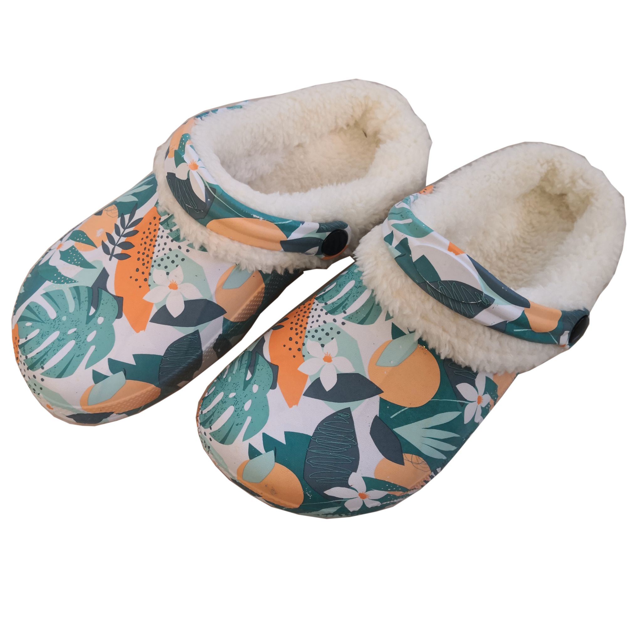 Hot Selling Garden Warm Fur Lined Ladies Winter Furry Classical Clog Shoes Sandals with Customize Logo