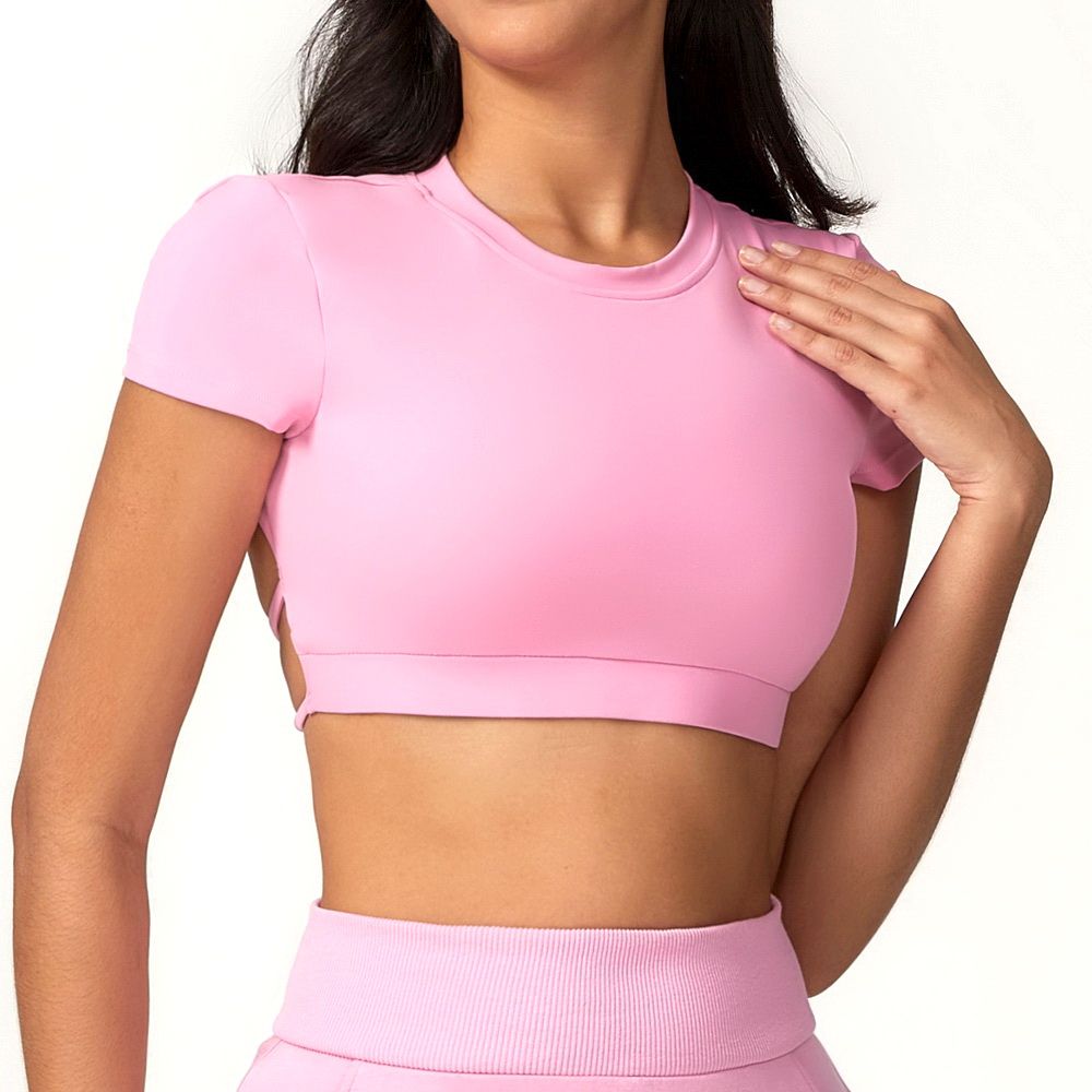 High Quality Women's Crop Top Tight Beauty Back Breathable Quick-Drying Yoga Tops