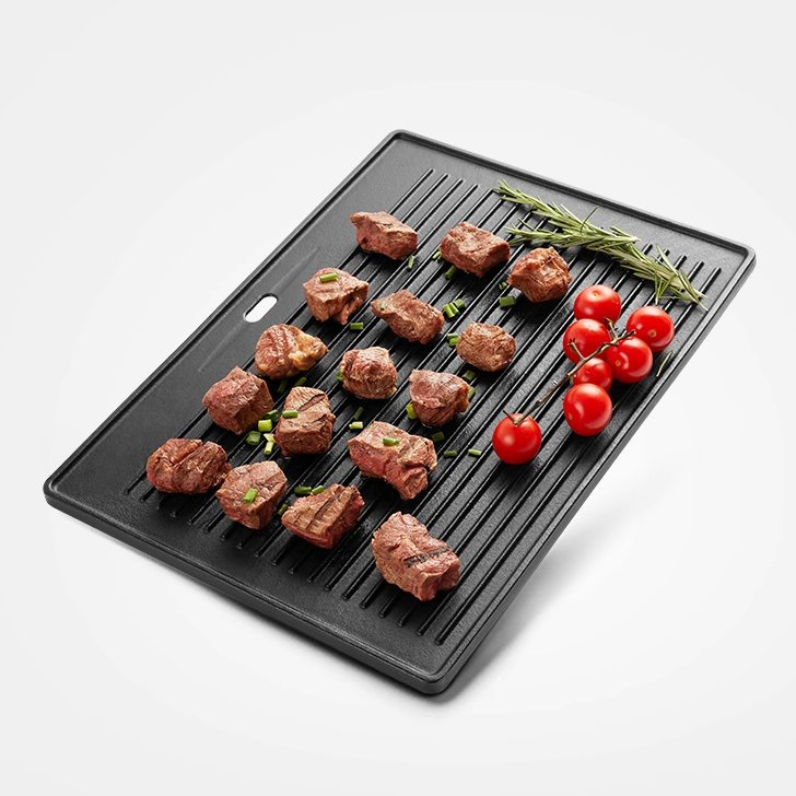 Double-Sided Heated Thickened Imported Pure Cast Iron Baking & Frying Pan