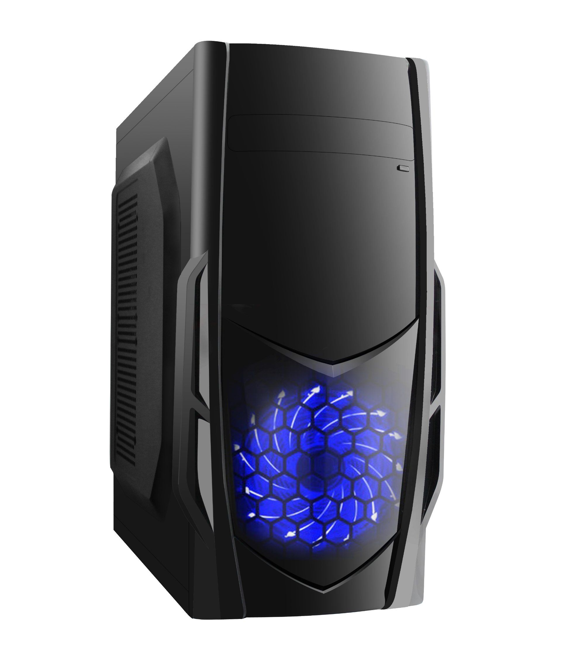 ATX Wholesale Computer Parts Home Office Computer Case with Acrylic on Front Panel