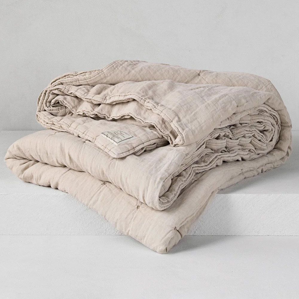 French Linen Shell Embroidery DuPont Filling Textural Quilts