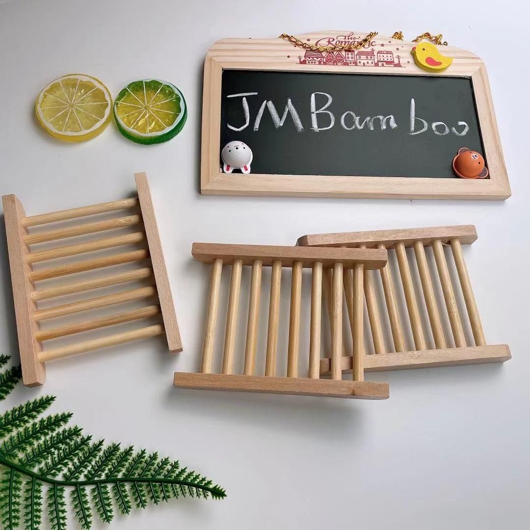 Bamboo& Wooden Soap Dish 100% Natural