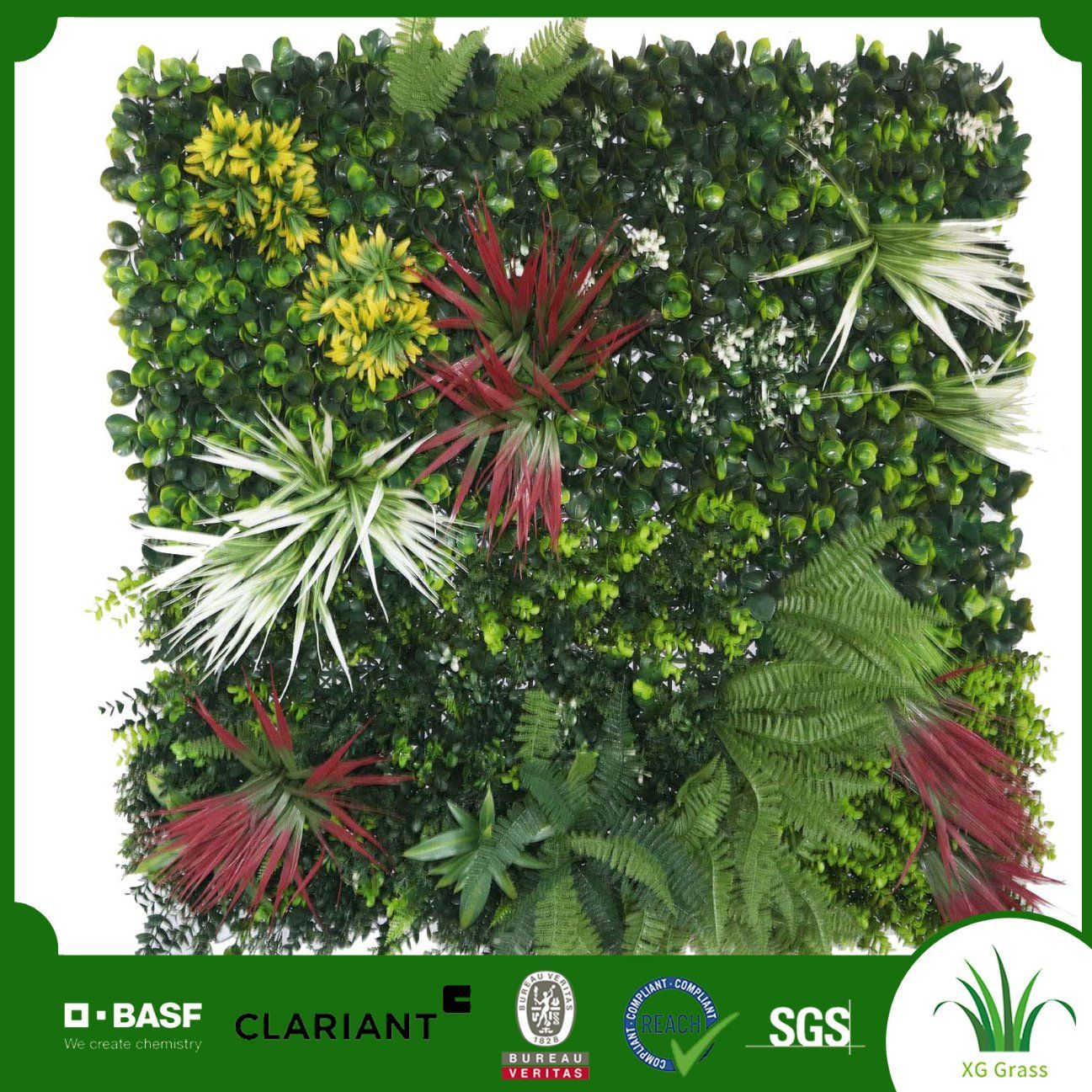 Xingu Outdoor Artificial Plants PE Material Vertical Garden Green Grass Wall Plants for Indoor Plants Hot Artificial Plant Wall