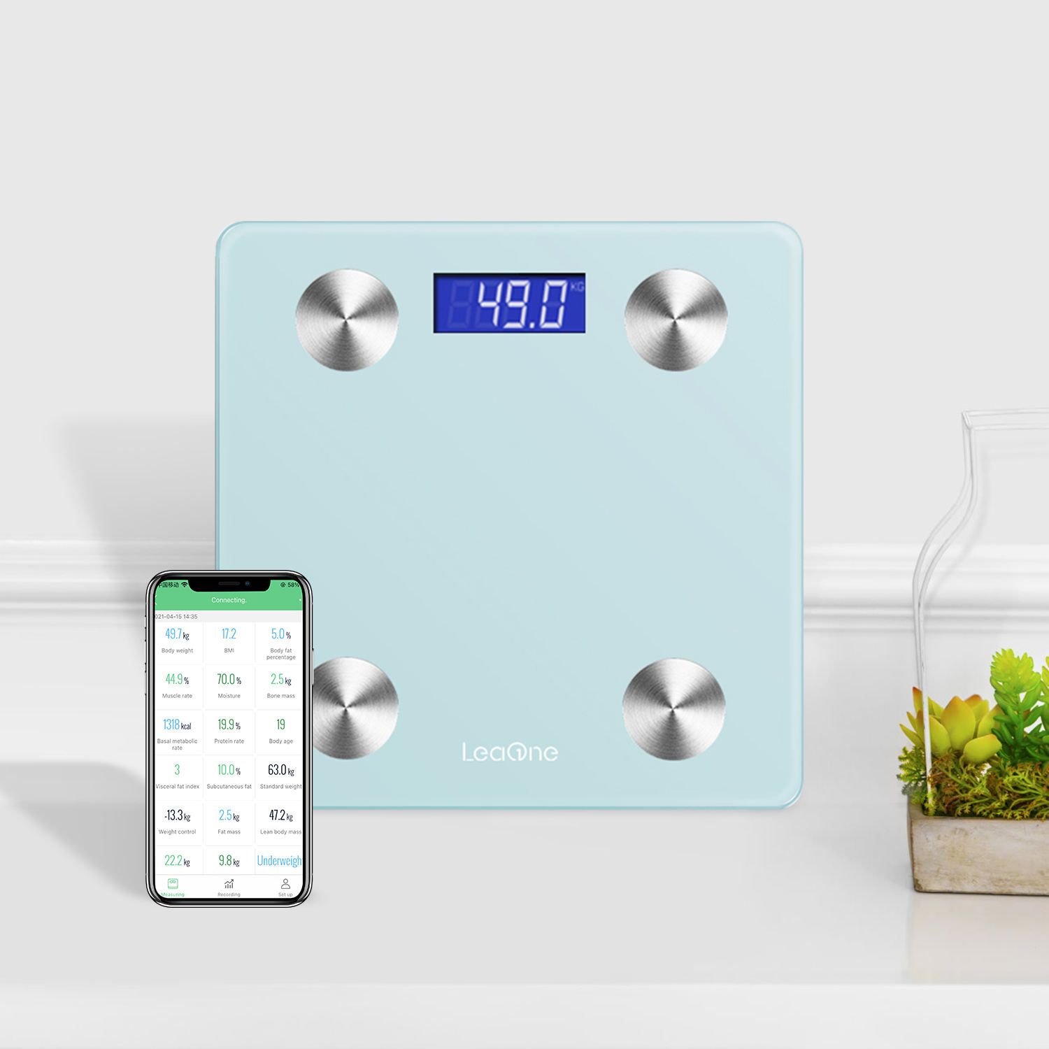 March Free Application Digital Smart Bathroom Body Bluetooth Weight Fat Scale Home Precise Body Composition Analyzer