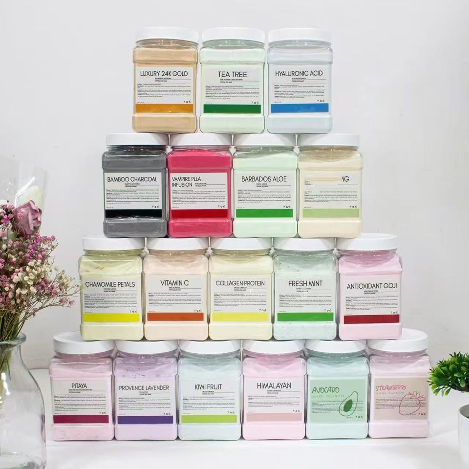 Private Label Manufacturer Jelly Mask Collagen Brightening Peel Off Hydrogel Mask Mask Powder With Hyaluronic Acid OEM