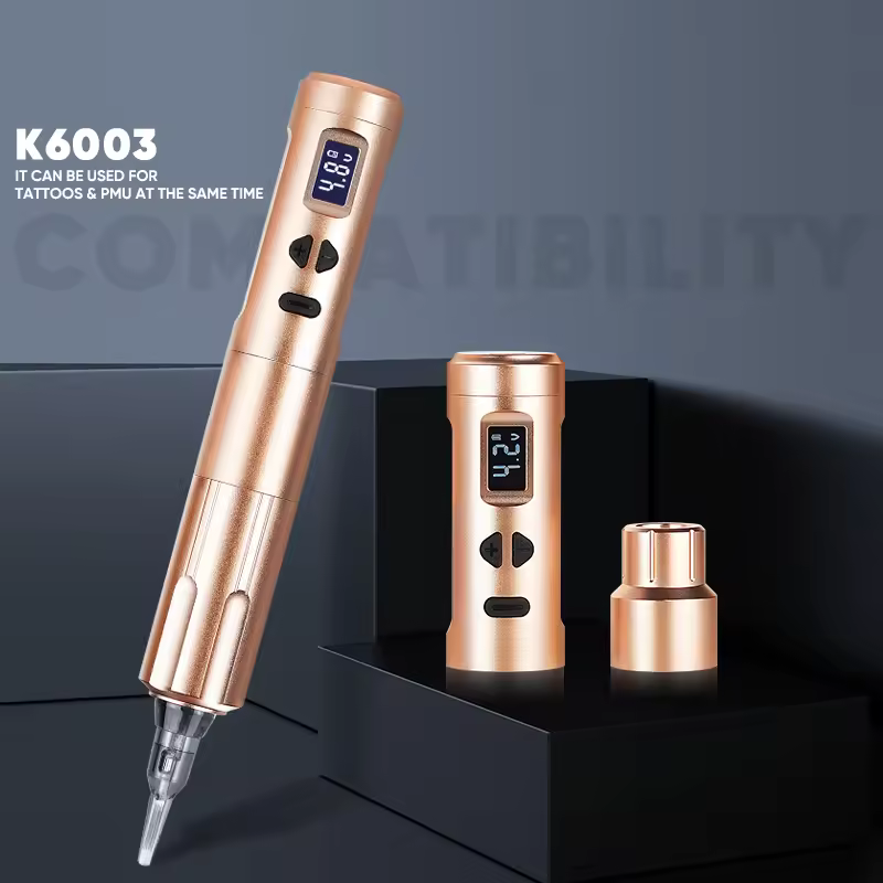 Professional Wireless Tattoo Machine Rotary Tattoo Pen Original German Motor 900mah Battery Fast Charge